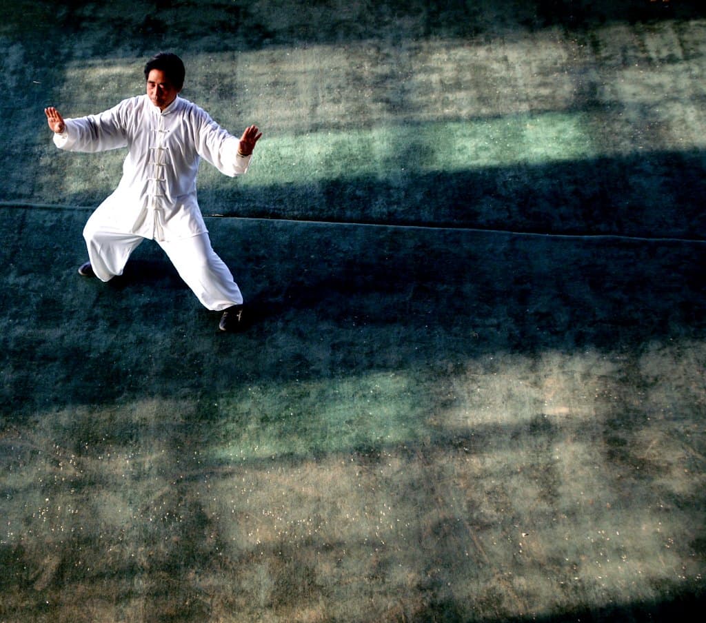 Pratiquant de tai-chi-chuan, art martial interne chinois.
